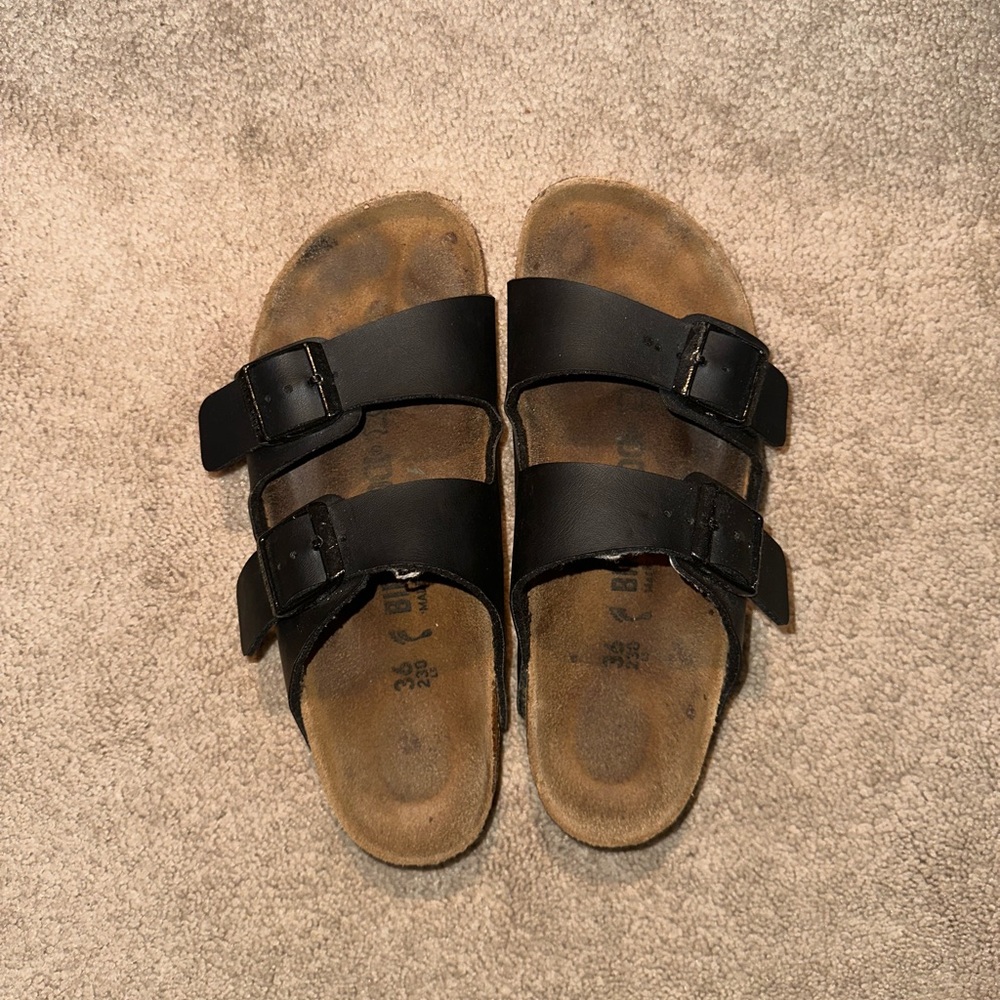Arizona Birkenstocks Black